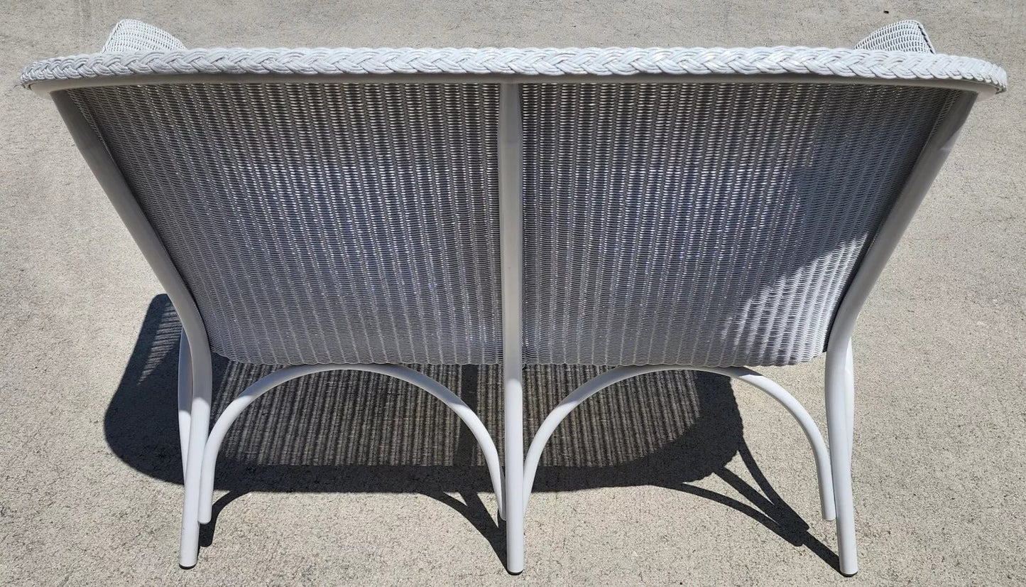 LLOYD FLANDERS Loom Wicker Settee