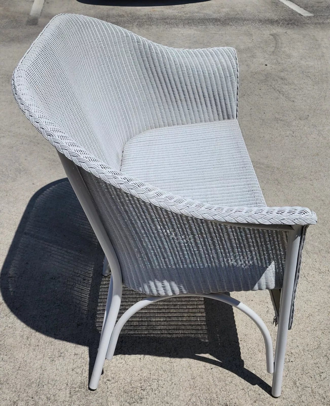 LLOYD FLANDERS Loom Wicker Settee