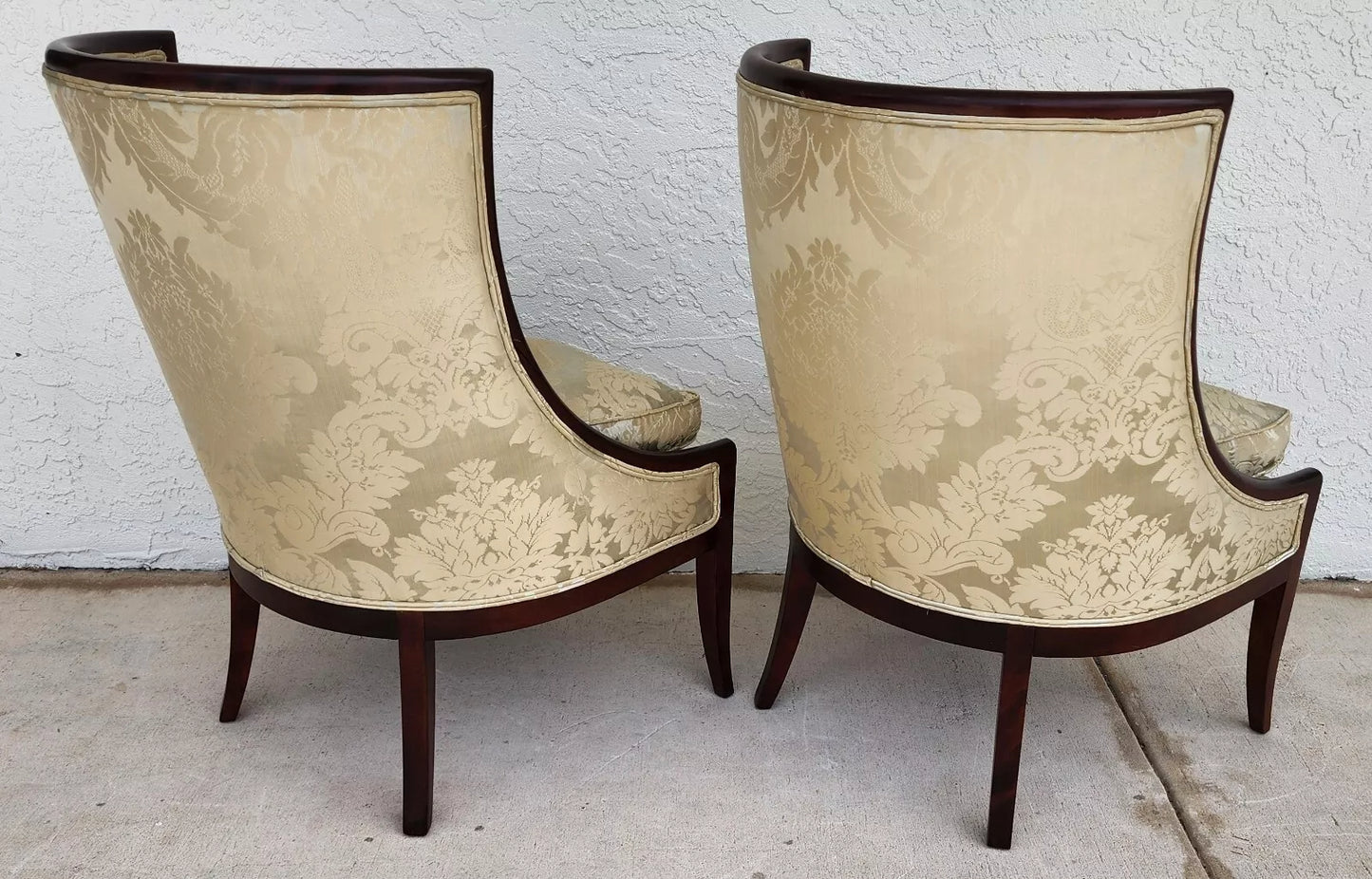 French Empire Style Occasional Chairs Pair