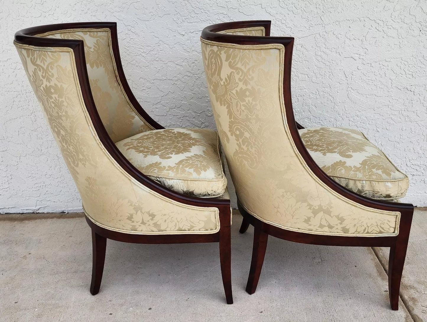 French Empire Style Occasional Chairs Pair
