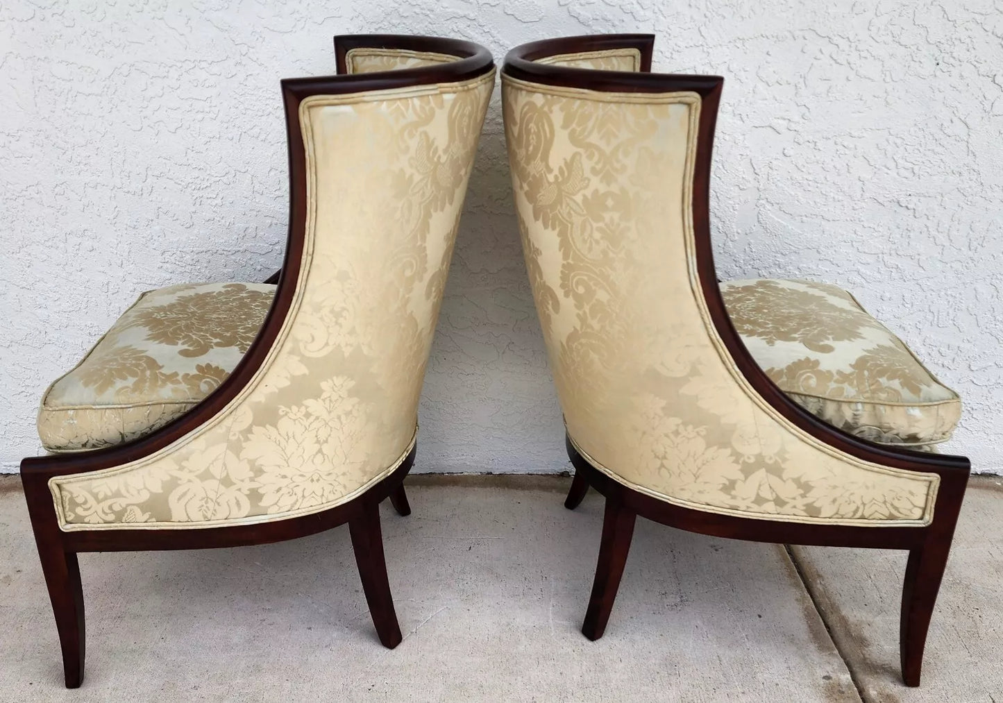 French Empire Style Occasional Chairs Pair