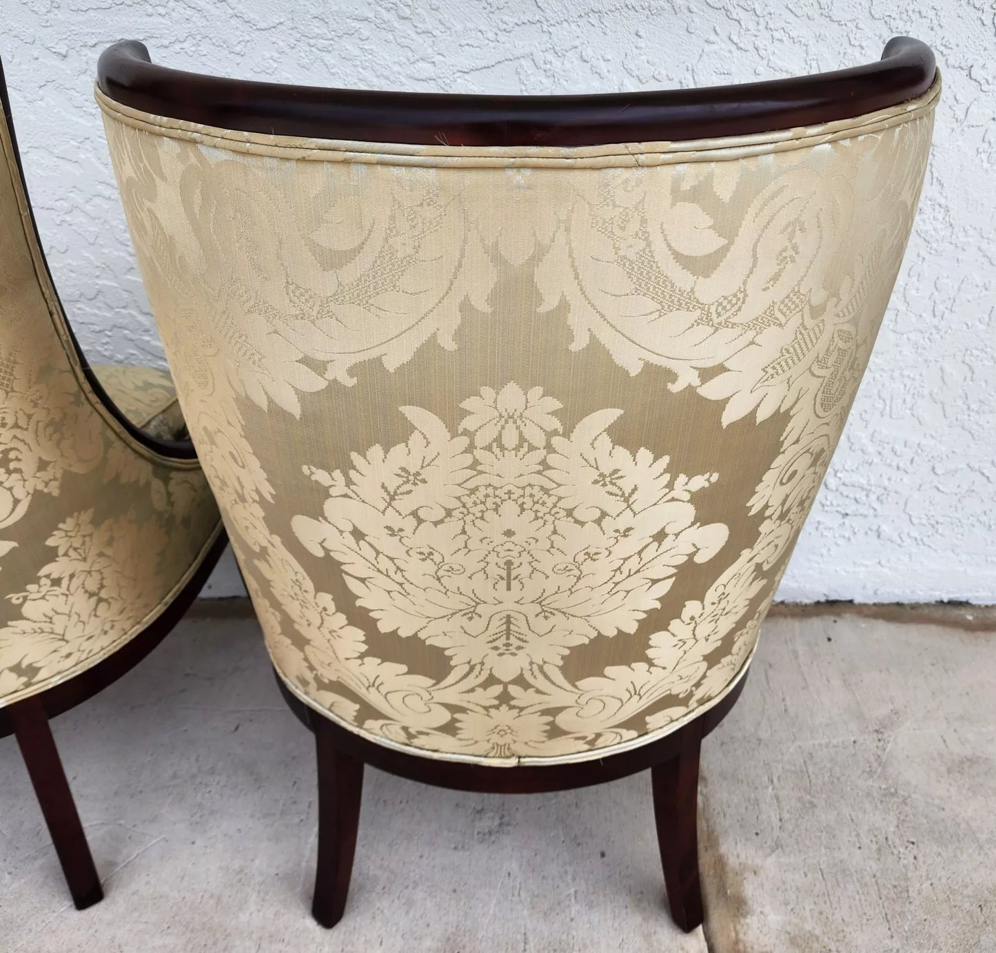 French Empire Style Occasional Chairs Pair