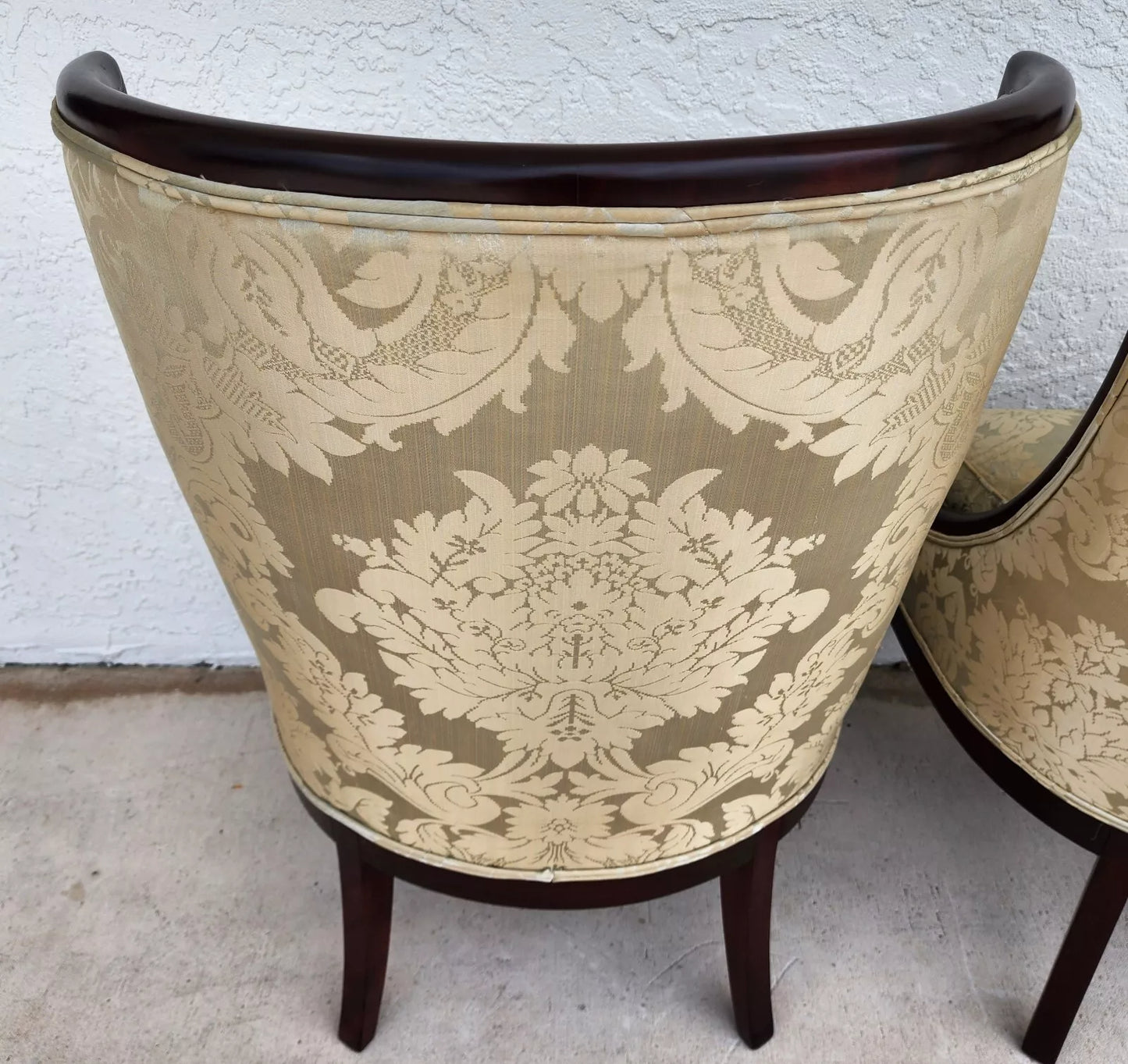 French Empire Style Occasional Chairs Pair