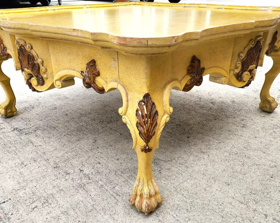 Antique French Coffee Cocktail Table