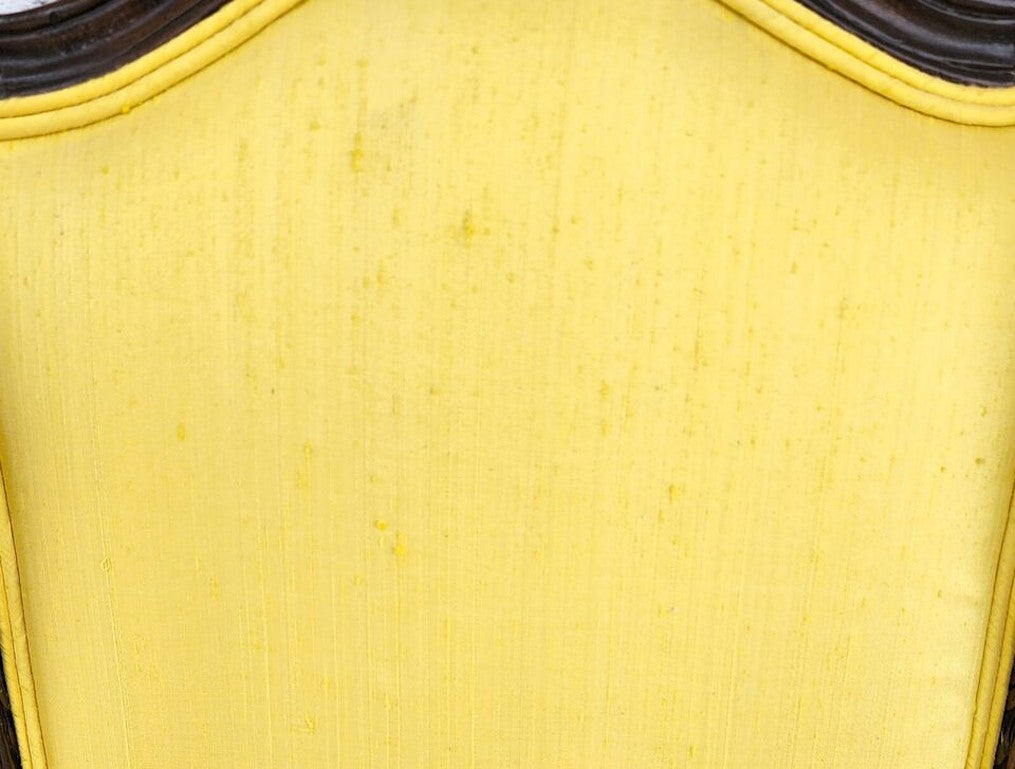 French Dining Chairs Linen Wingback by MARIANO GARCIA of Spain