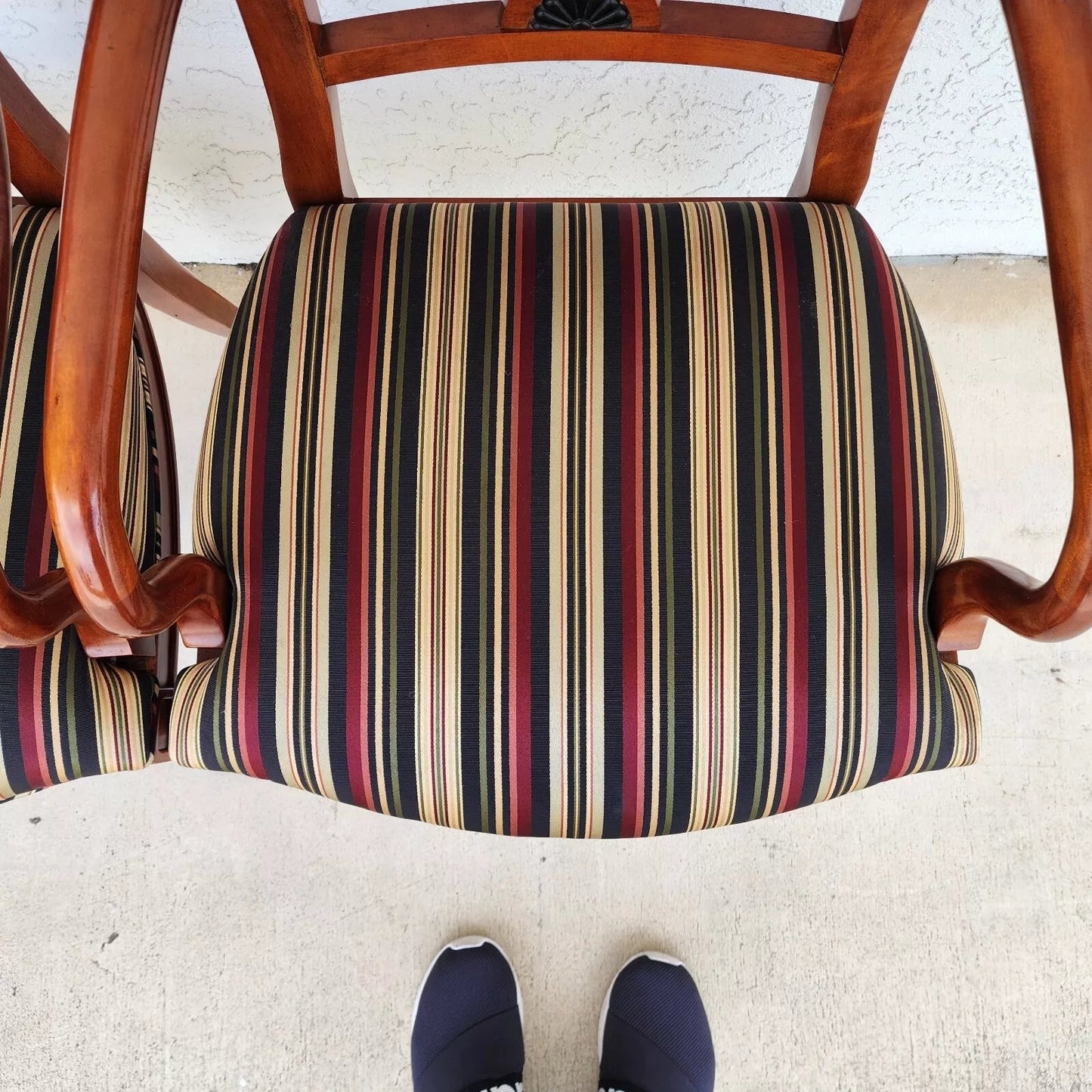 Harrods Biedermeier Armchairs Pair