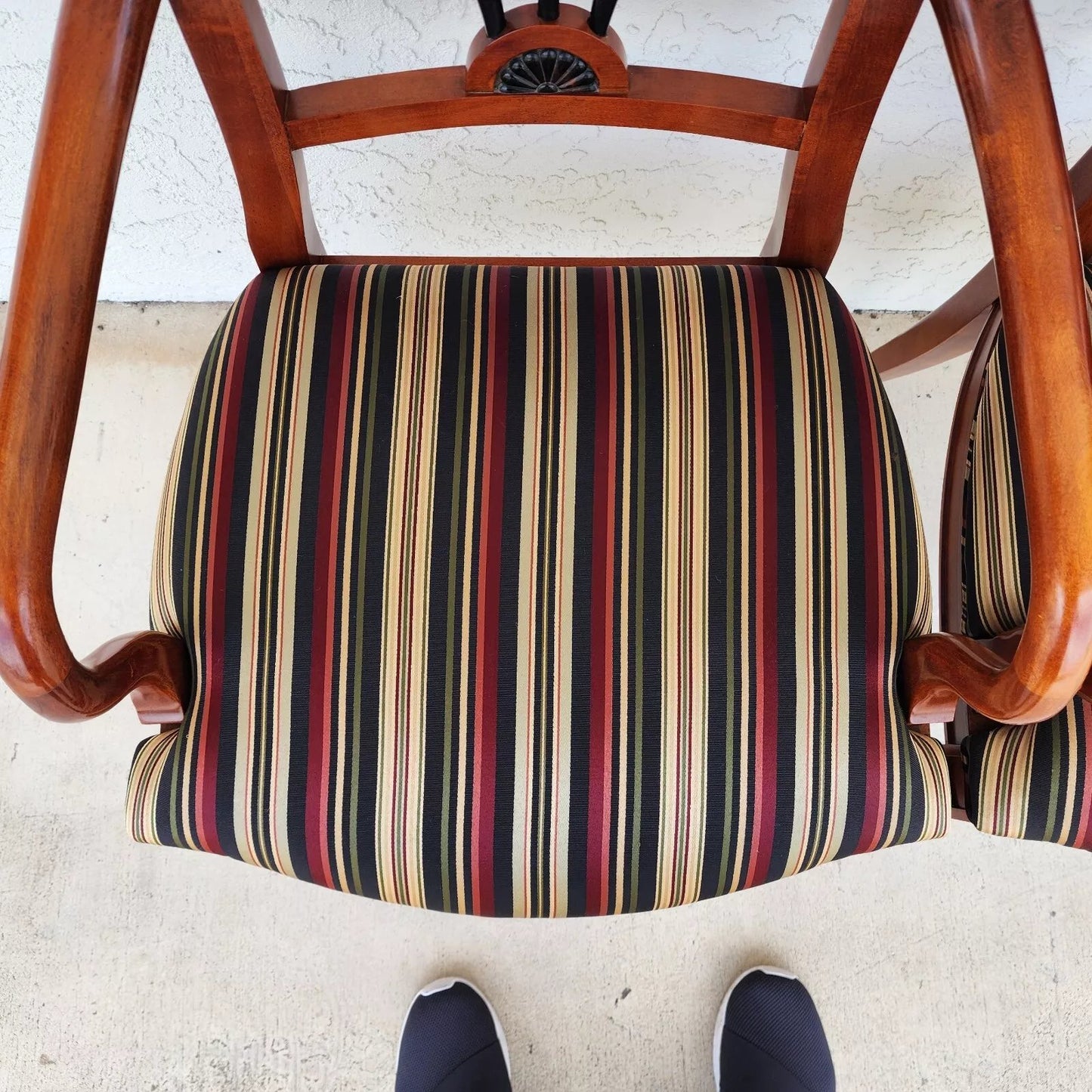 Harrods Biedermeier Armchairs Pair