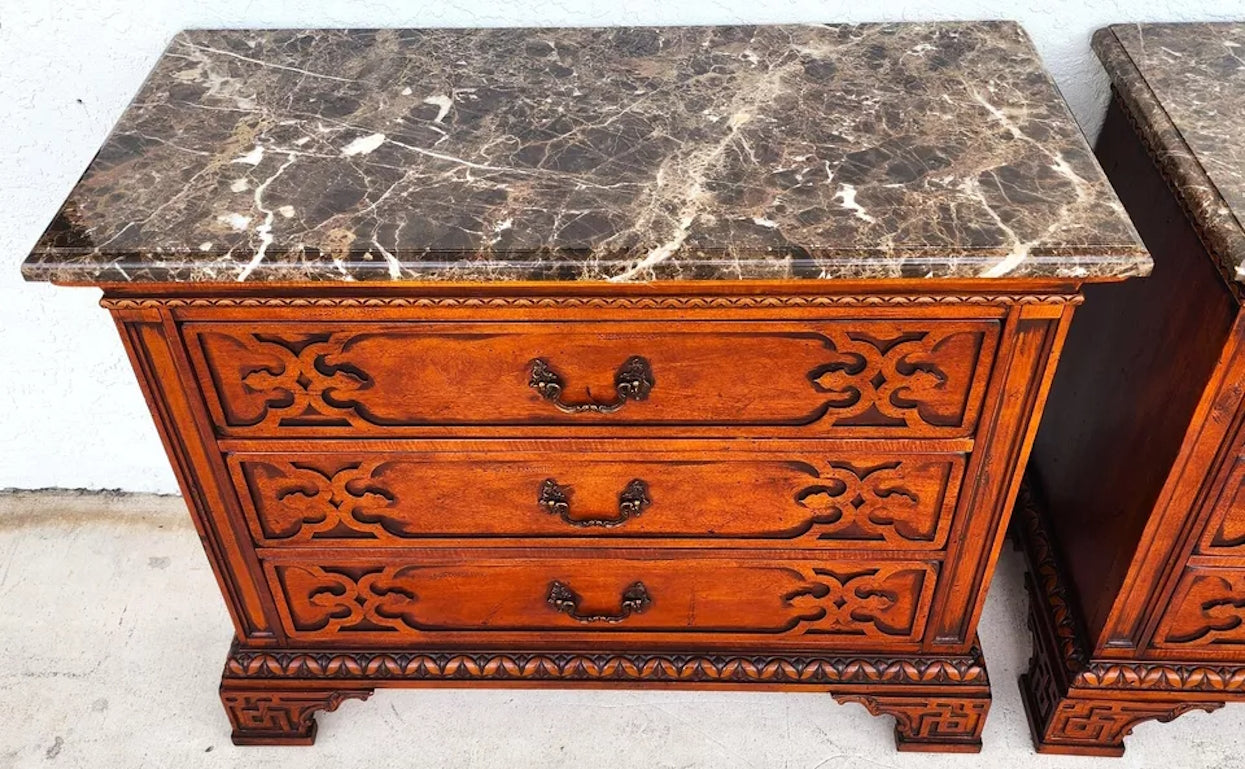 HICKORY WHITE Chest of Drawers Pair