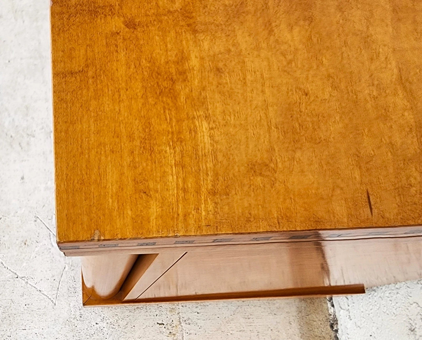 Hickory White Genesis Collection Biedermeier Nightstand Side Table