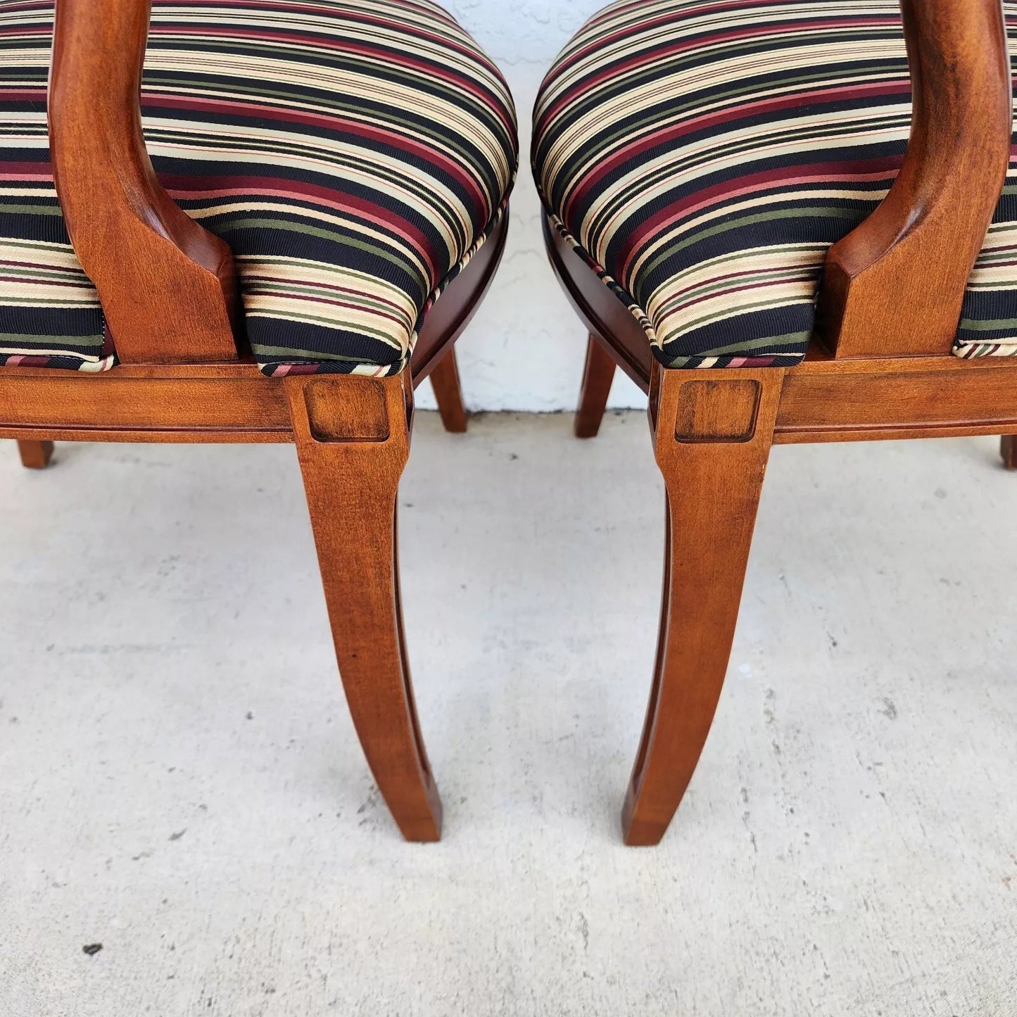Harrods Biedermeier Armchairs Pair
