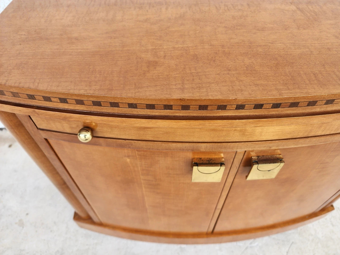 Hickory White Genesis Collection Biedermeier Nightstand Side Table