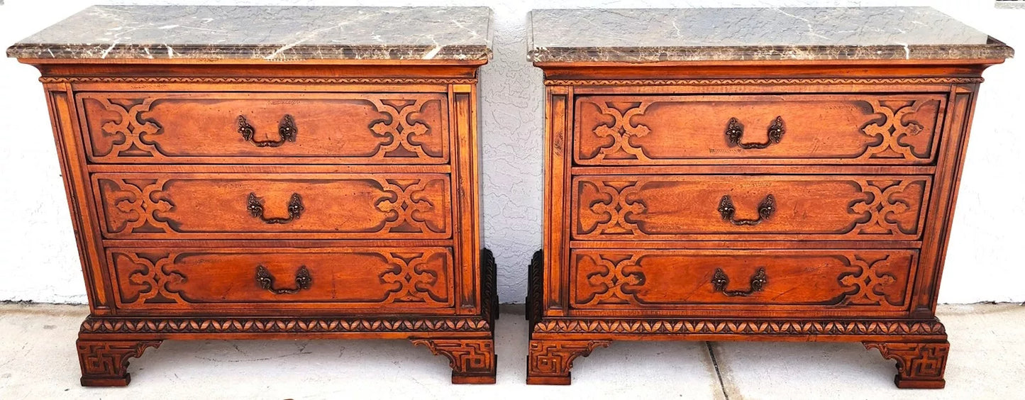 HICKORY WHITE Chest of Drawers Pair