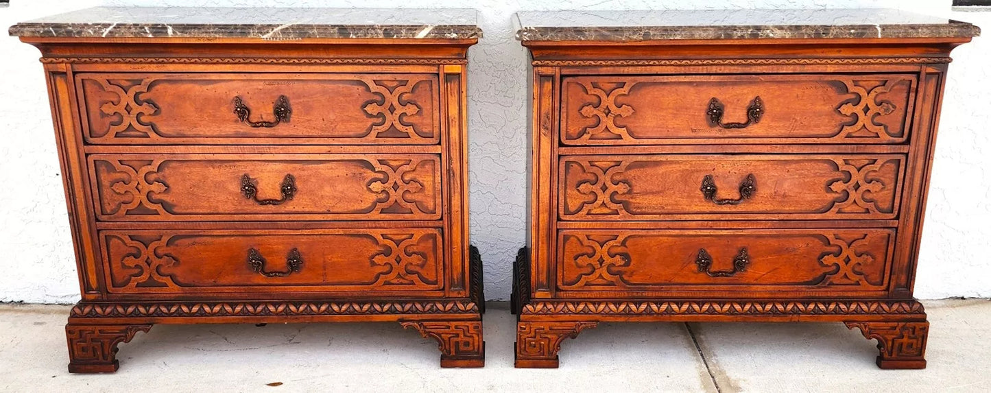 HICKORY WHITE Chest of Drawers Pair
