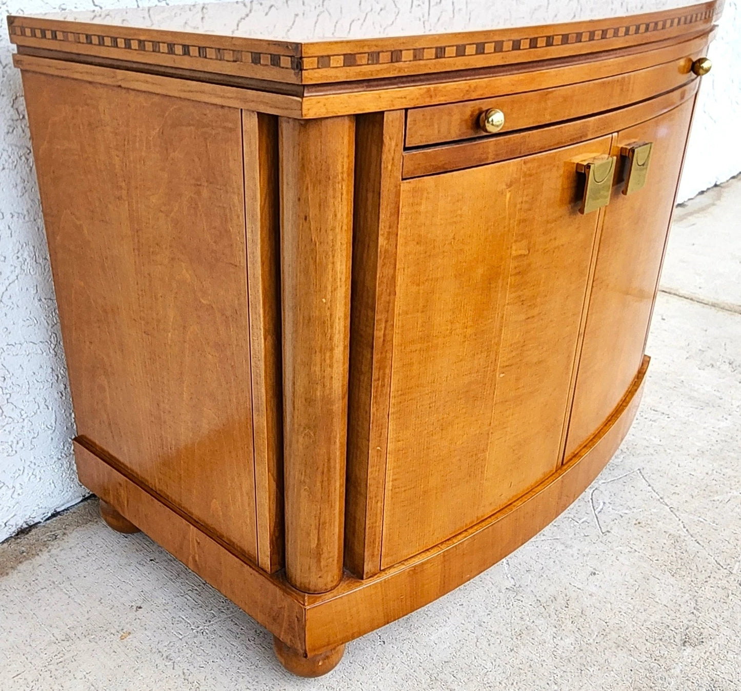 Hickory White Genesis Collection Biedermeier Nightstand Side Table