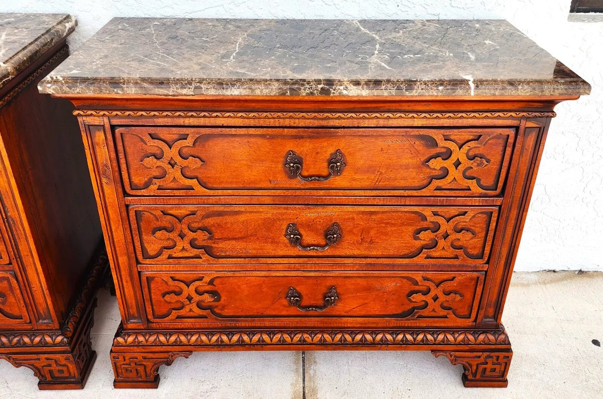 HICKORY WHITE Chest of Drawers Pair