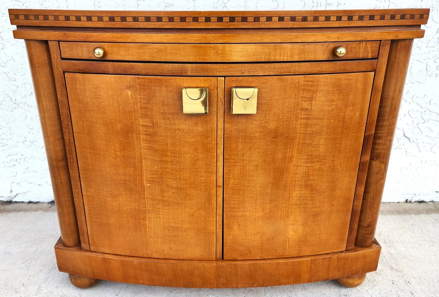 Hickory White Genesis Collection Biedermeier Nightstand Side Table