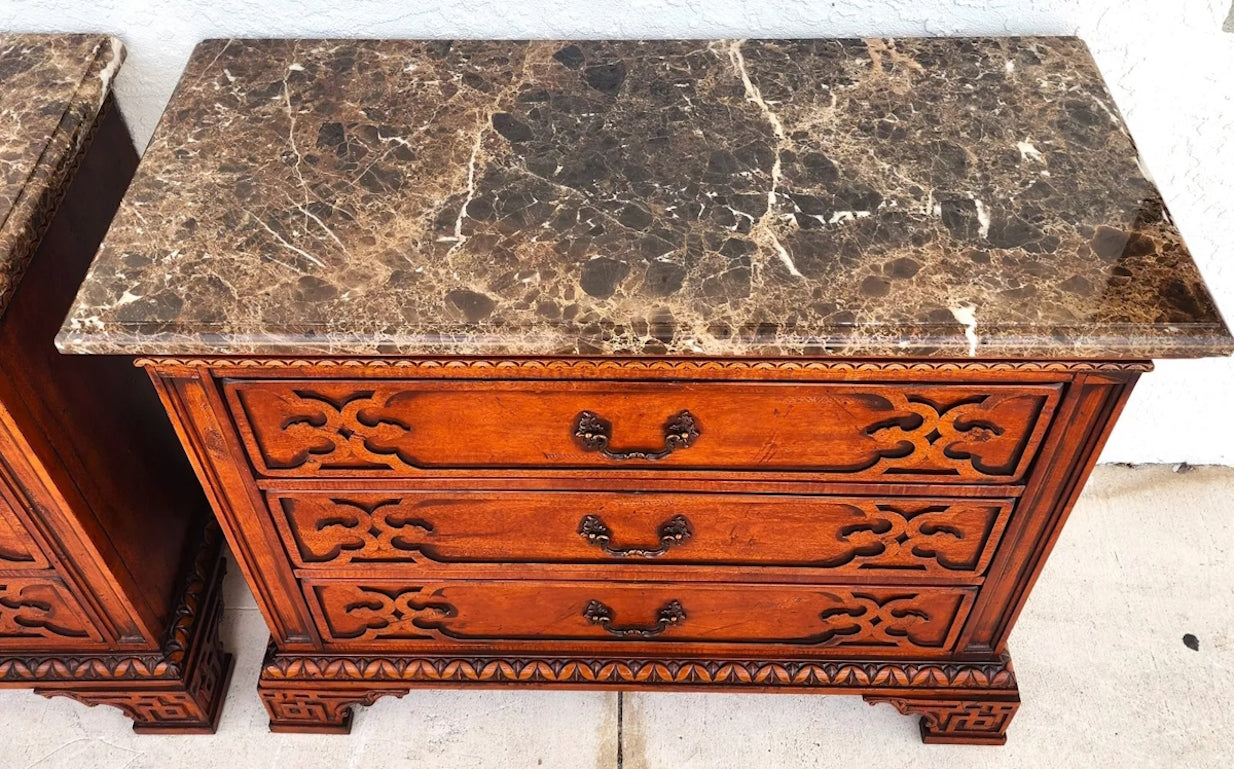 HICKORY WHITE Chest of Drawers Pair