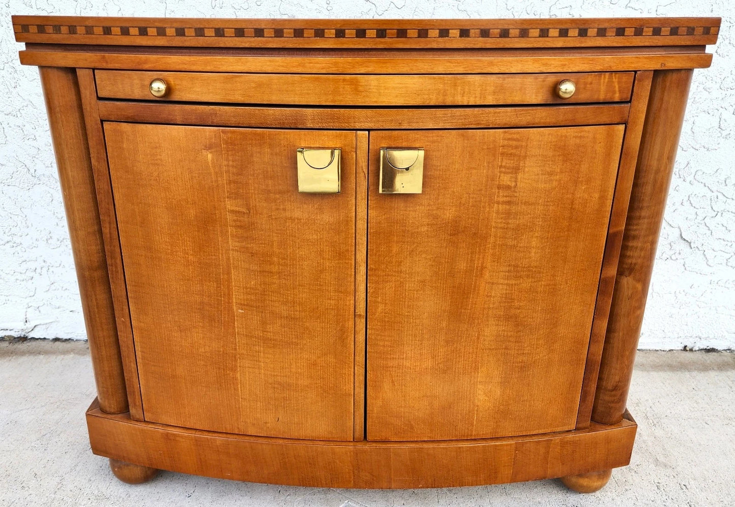 Hickory White Genesis Collection Biedermeier Nightstand Side Table