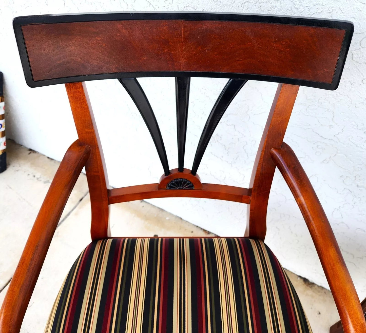 Harrods Biedermeier Armchairs Pair