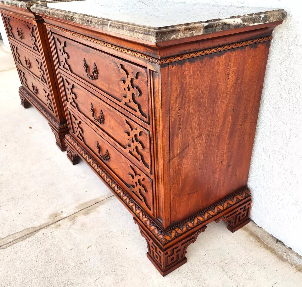 HICKORY WHITE Chest of Drawers Pair