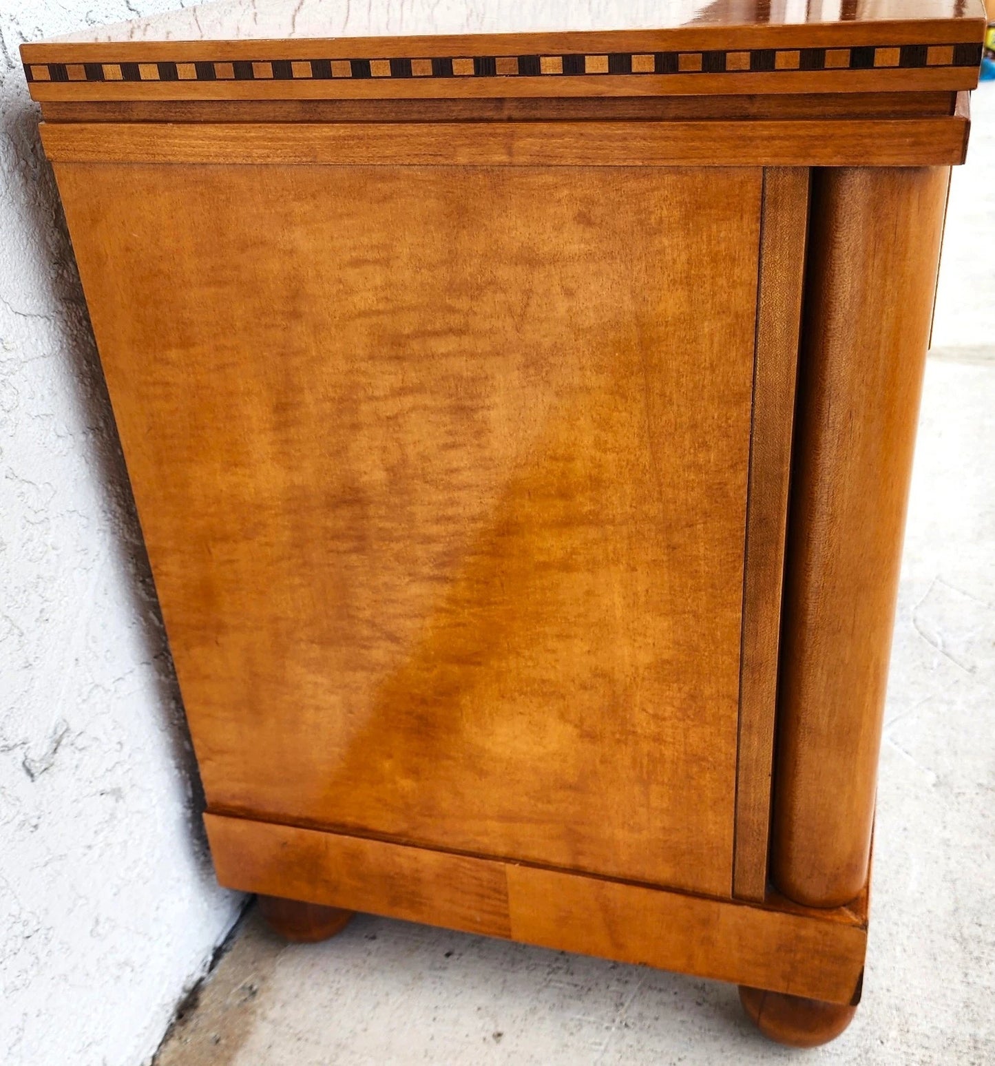 Hickory White Genesis Collection Biedermeier Nightstand Side Table