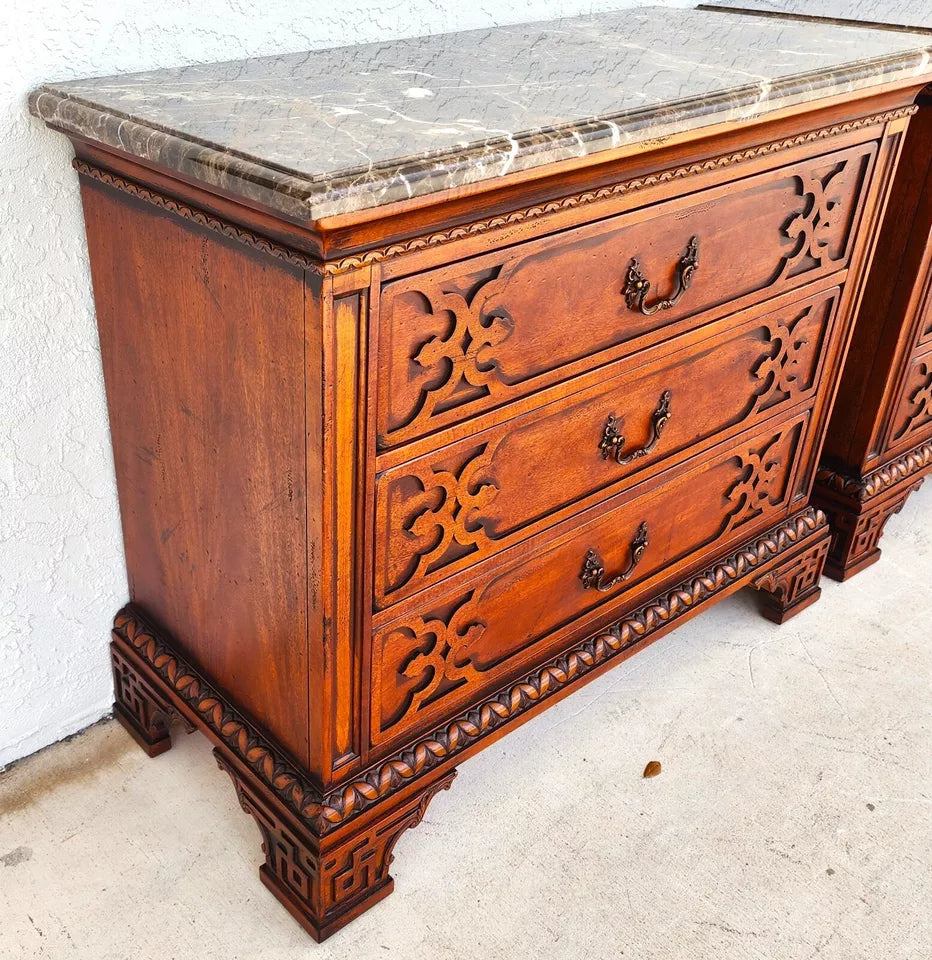 HICKORY WHITE Chest of Drawers Pair