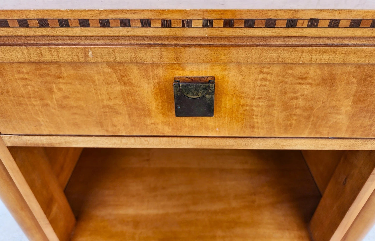 Hickory White Genesis Collection Biedermeier Nightstand Side Table