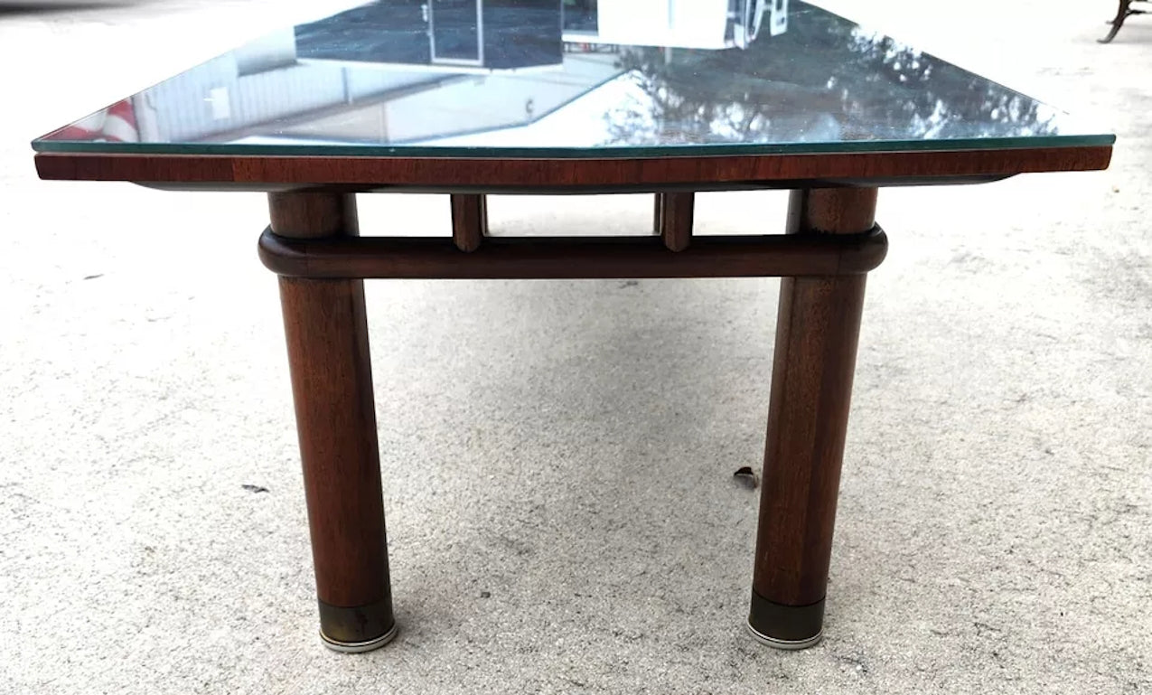 MCM JOHNSON HADLEY Walnut Coffee Table Forward Trends 1950s