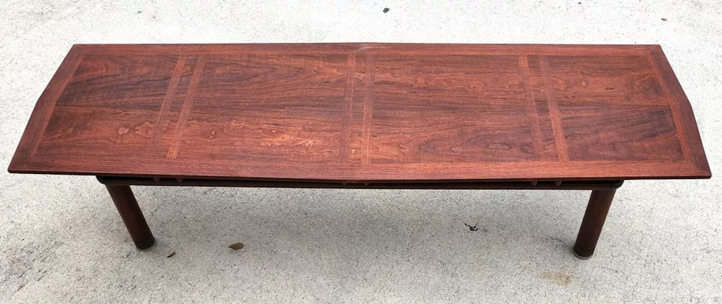 MCM JOHNSON HADLEY Walnut Coffee Table Forward Trends 1950s