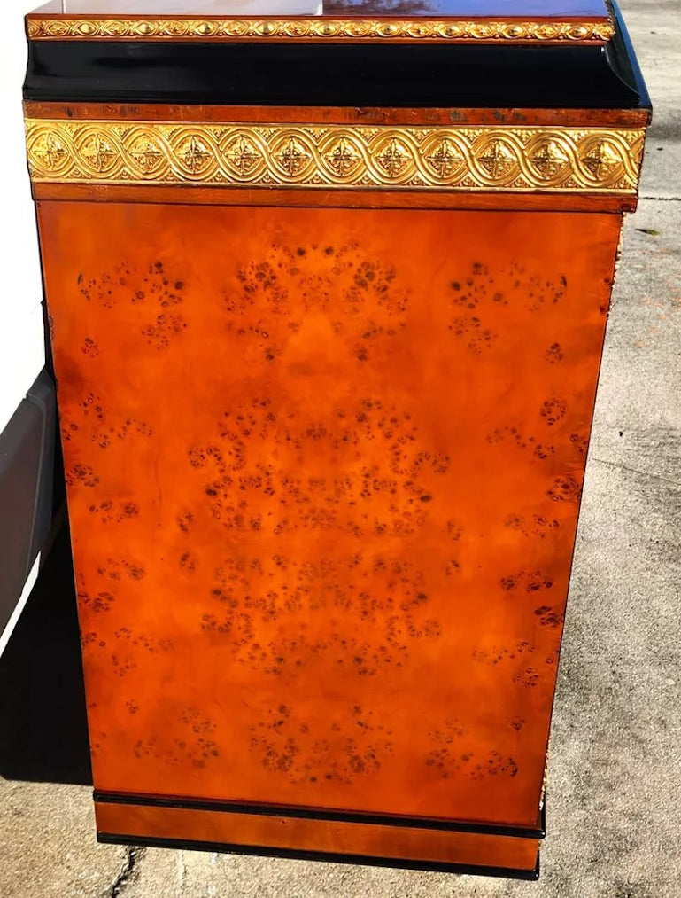 Italian Buffet Sideboard Bar Empire Style Rolling