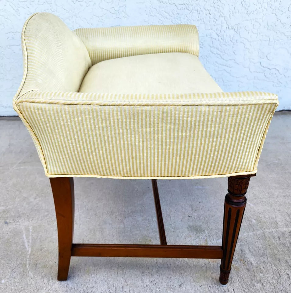Vintage Italian Vanity Bench