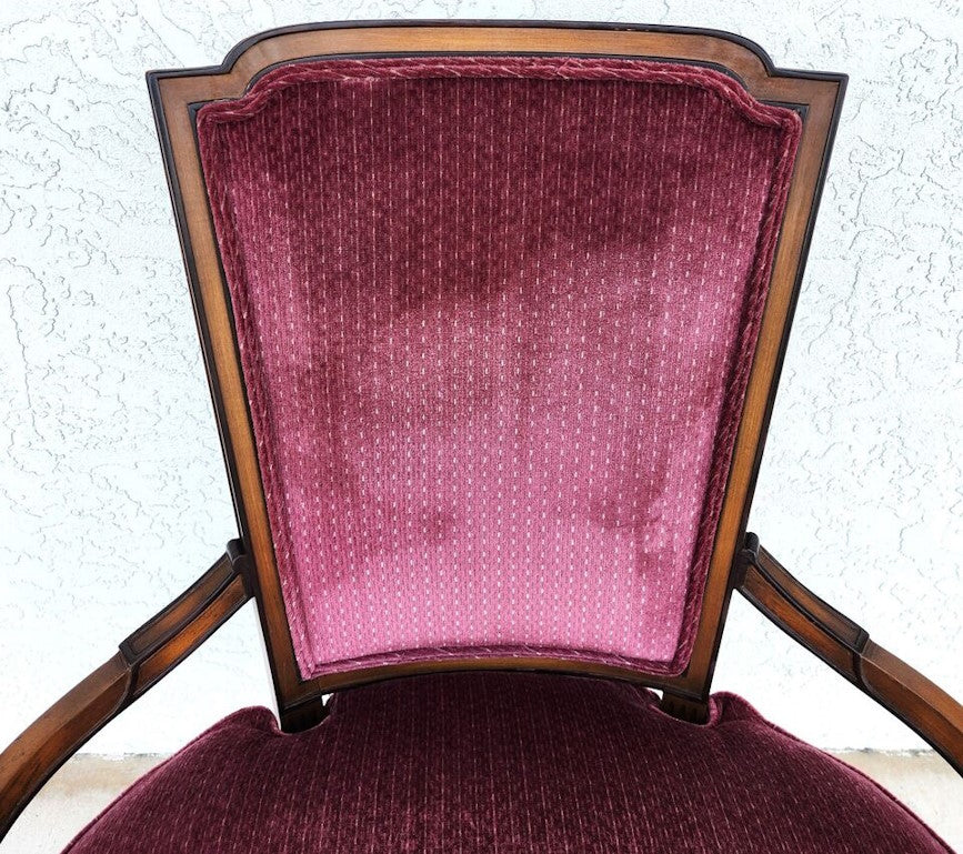 French Provincial Accent Armchair Oversized Mid Century by Daniel Jones New York