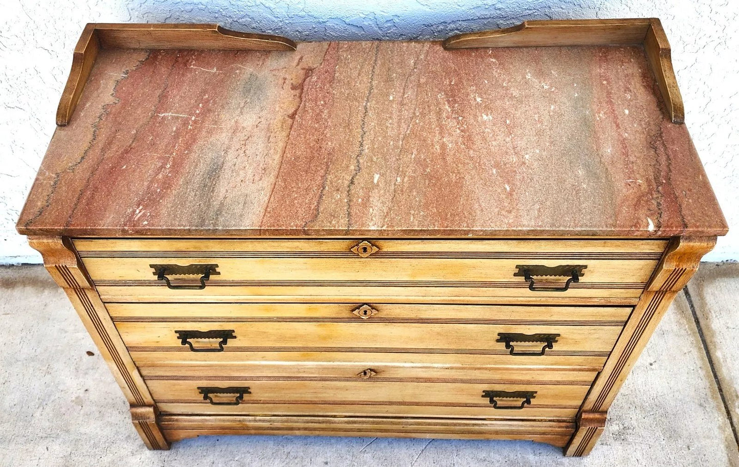 Antique Kent Coffey Buffet Sideboard Dresser Bar