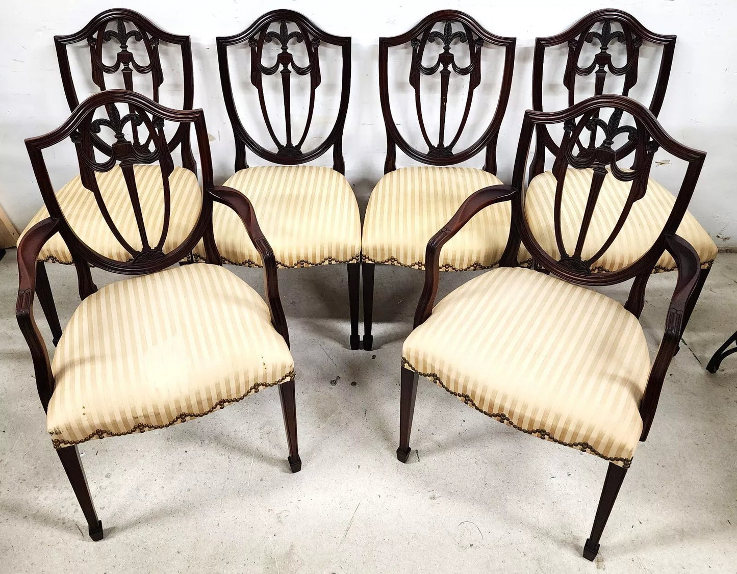 Kindel Dining Chairs Shield Back Model 76-082