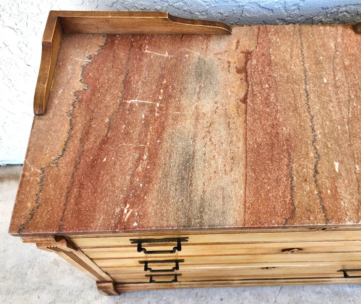 Antique Kent Coffey Buffet Sideboard Dresser Bar