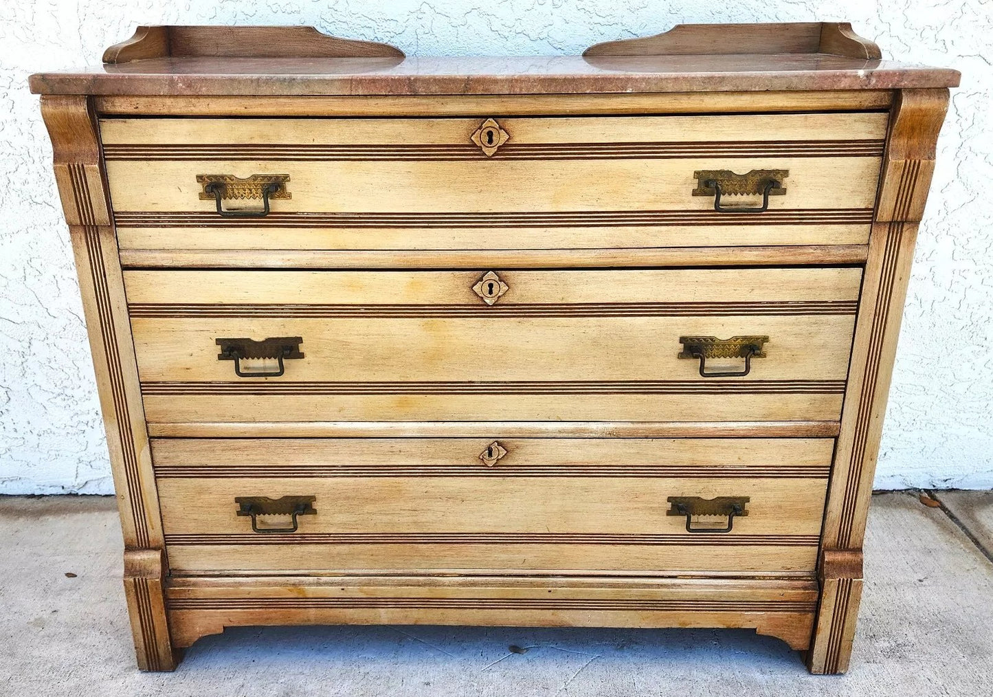 Antique Kent Coffey Buffet Sideboard Dresser Bar