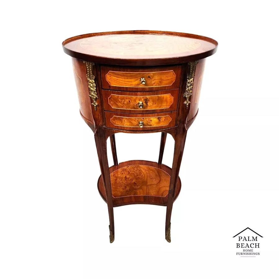 French Side Table Louis XV Ormolu Mounts