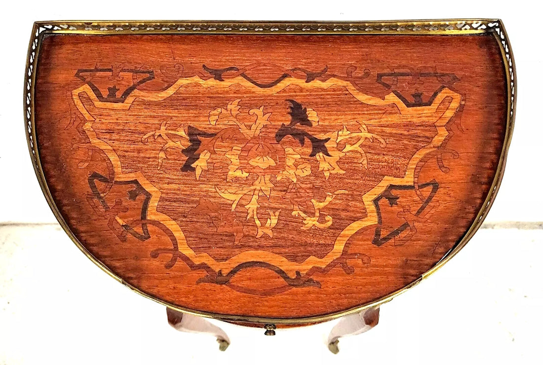 French Side Table Louis XV Ormolu Mounts