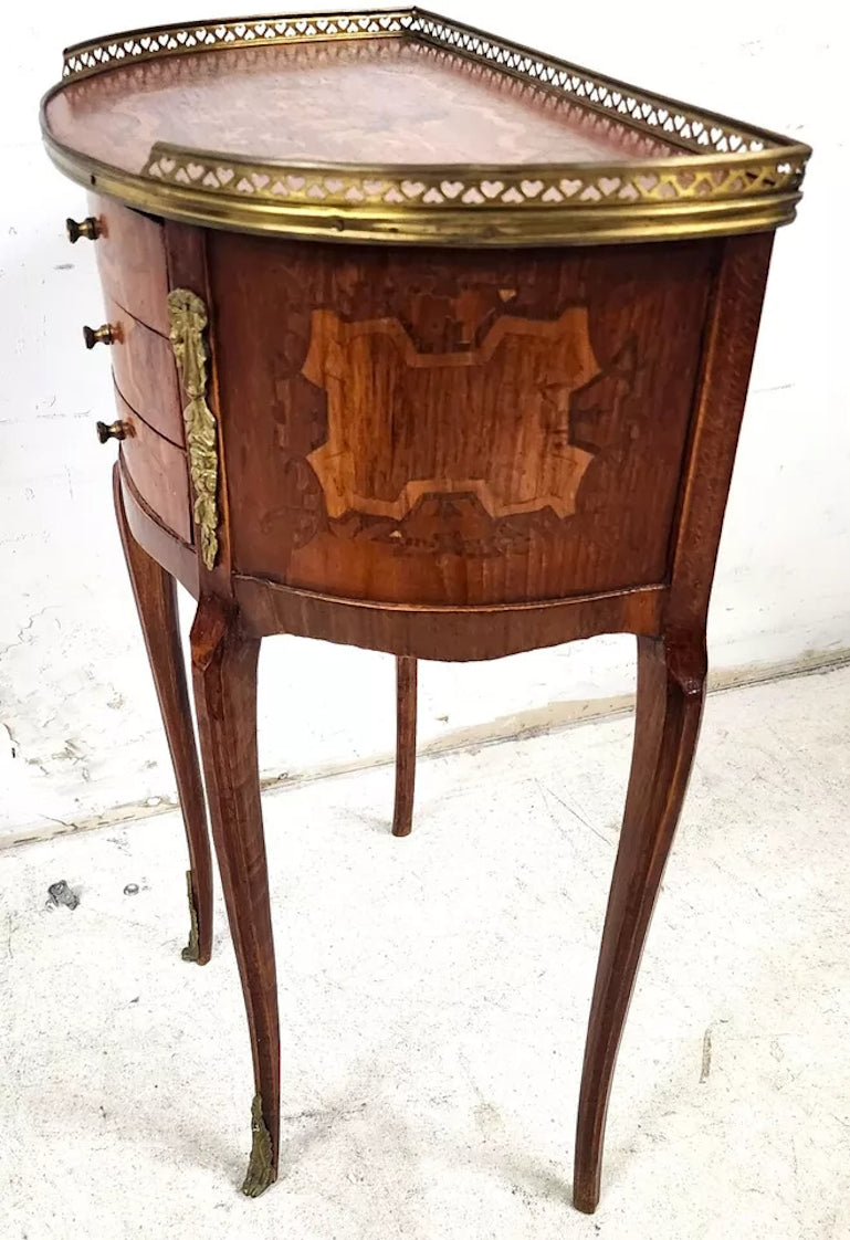 French Side Table Louis XV Ormolu Mounts