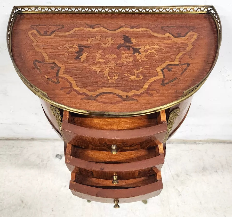 French Side Table Louis XV Ormolu Mounts