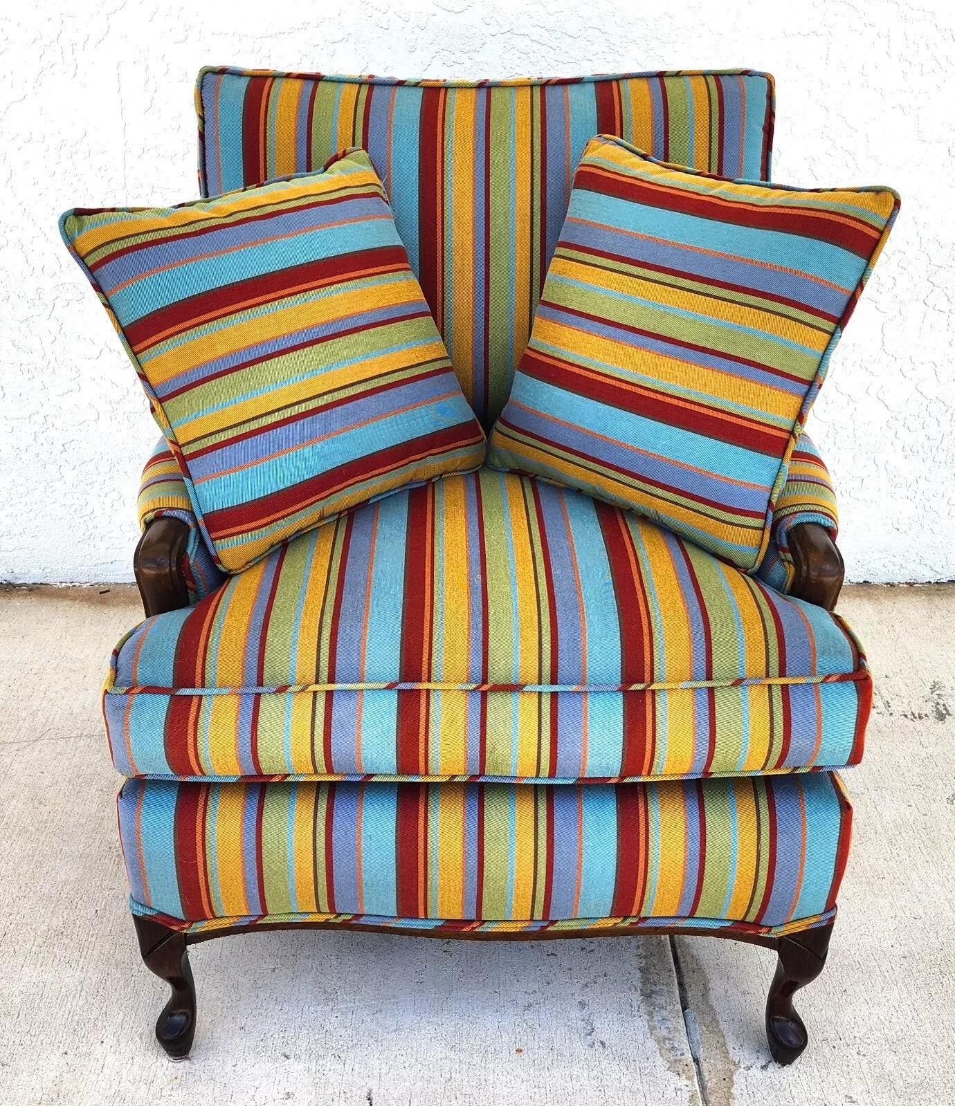 Vintage Lounge Chair New Upholstery