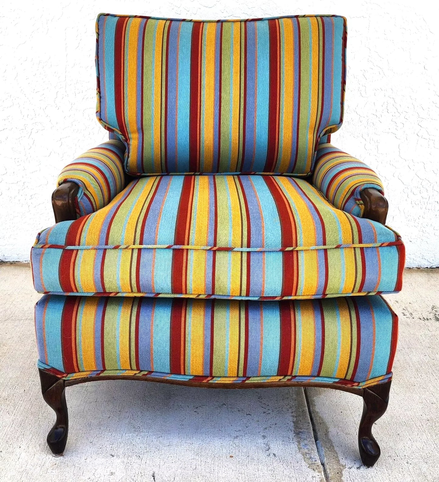Vintage Lounge Chair New Upholstery