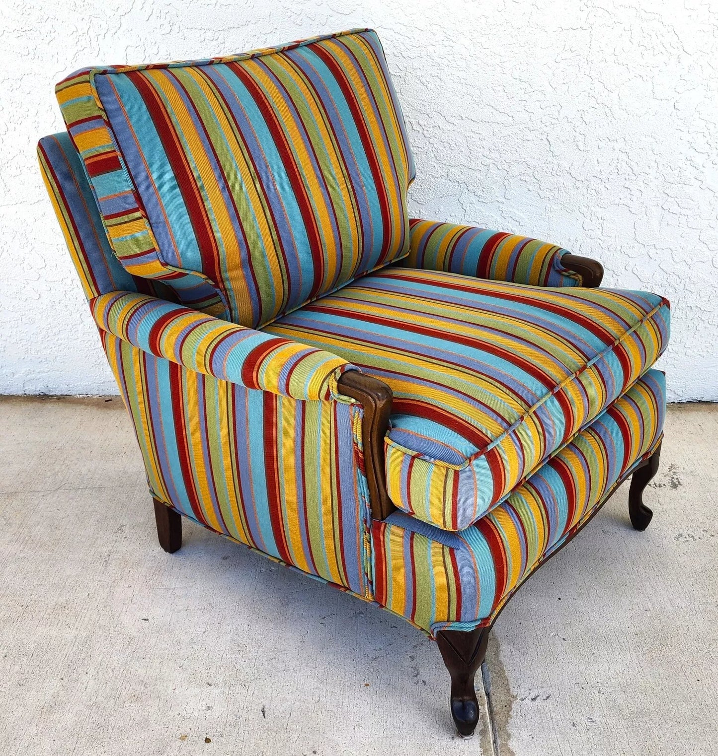 Vintage Lounge Chair New Upholstery