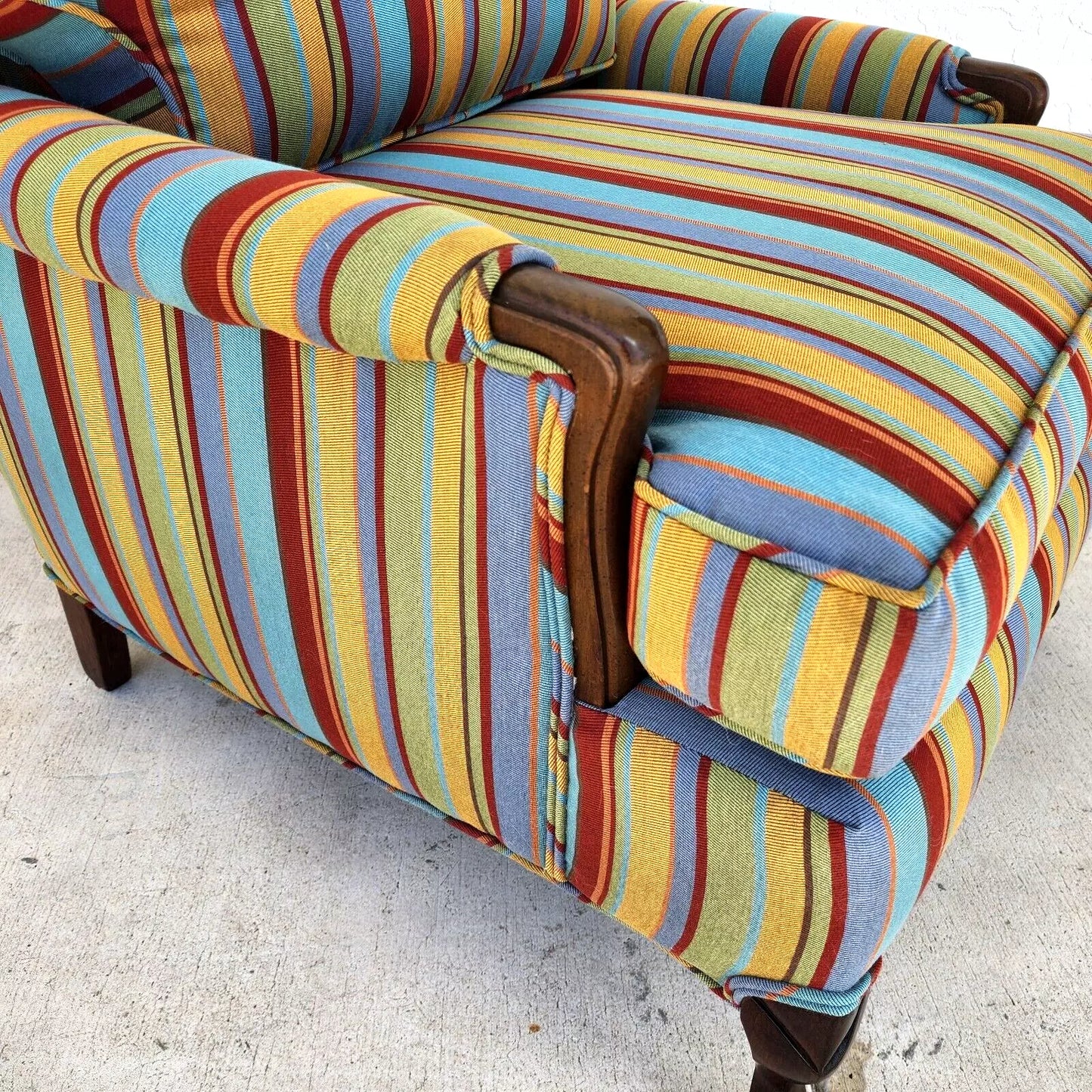 Vintage Lounge Chair New Upholstery