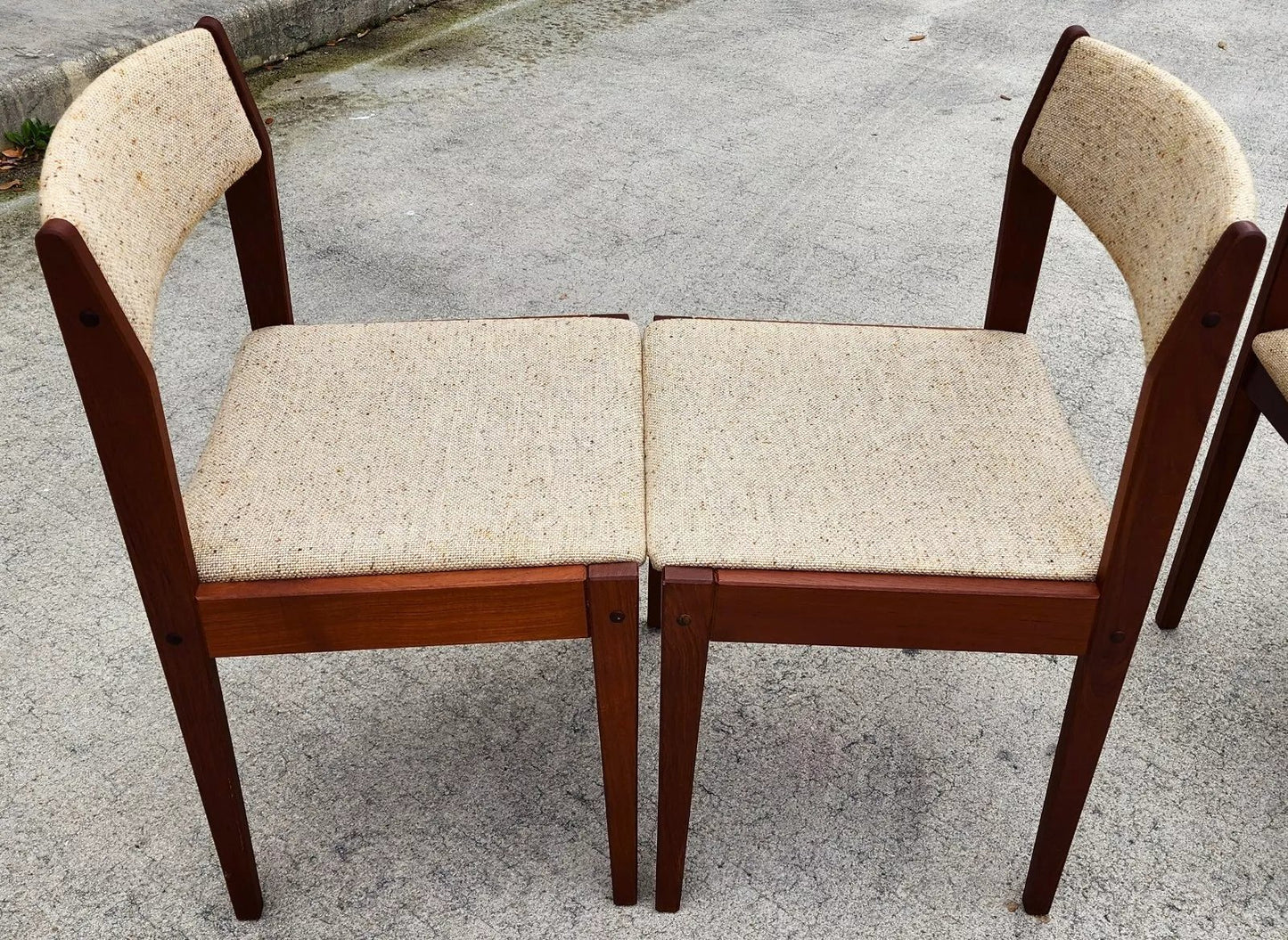 Vintage MCM Dining Chairs by Tarm Stole Mobelfabrik Set of 4