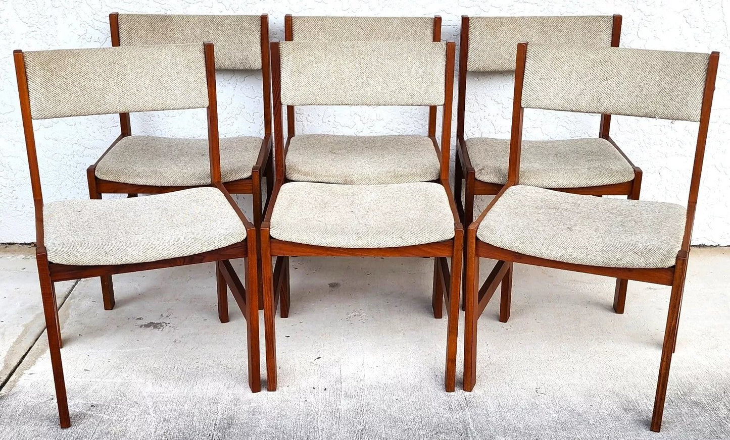 Vintage MCM Dining Chairs by Tarm Stole Mobelfabrik Set of 4
