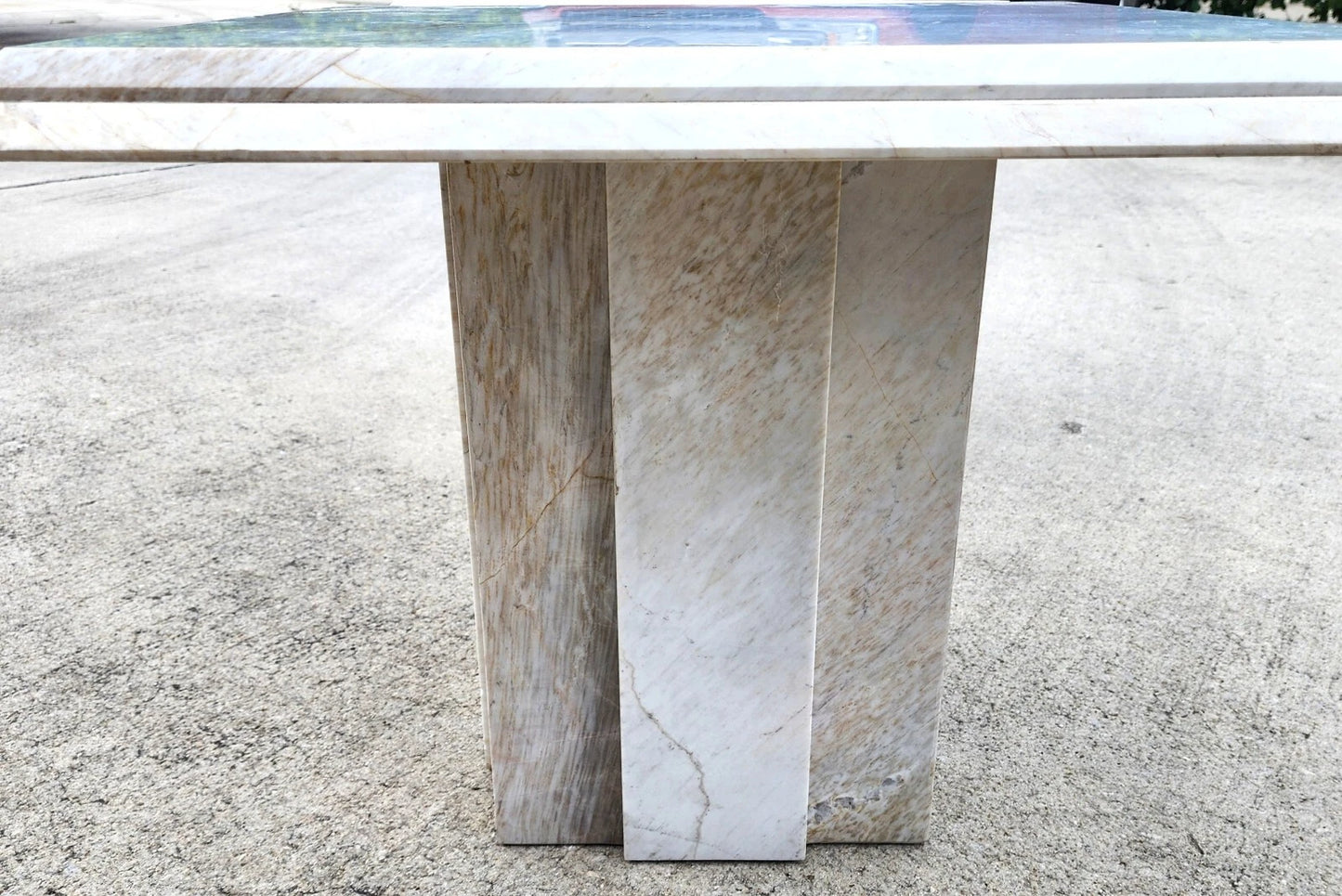 Vintage Italian Marble Side Tables Pair