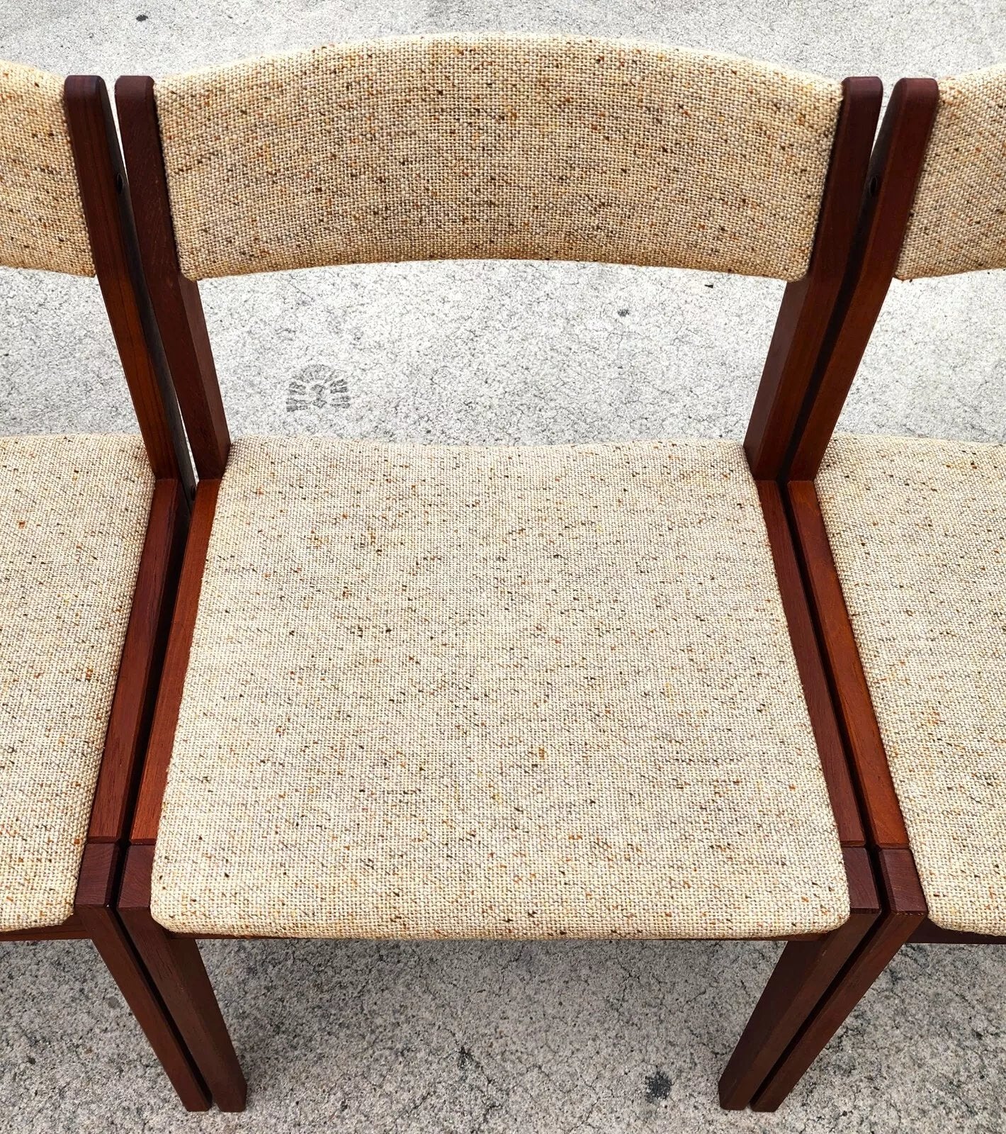 Vintage MCM Dining Chairs by Tarm Stole Mobelfabrik Set of 4