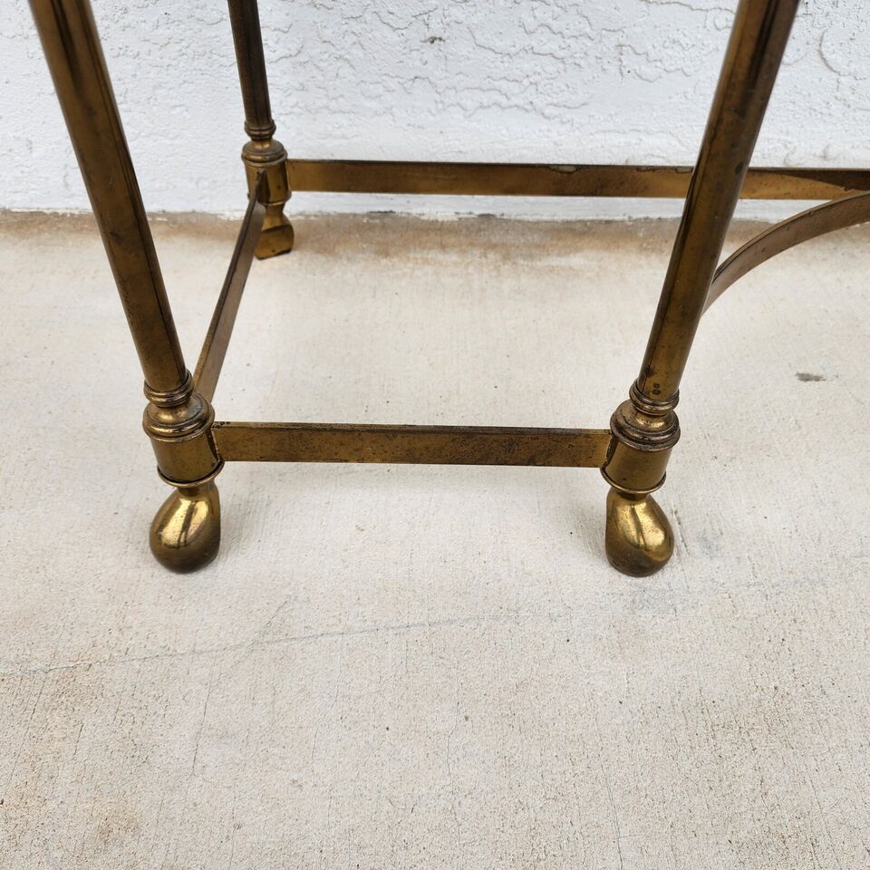 Maison Jansen LaBarge Style Swan Console Sofa Table