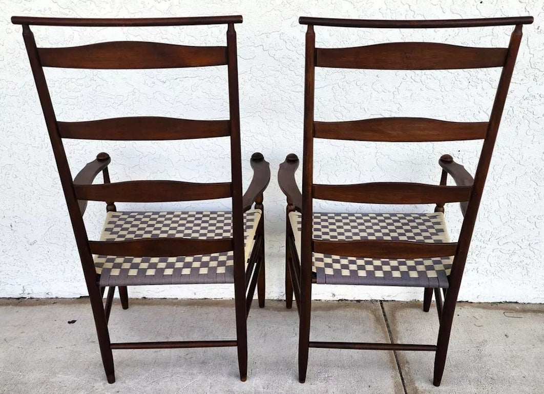 Nichols & Stone Shaker Armchairs Pair